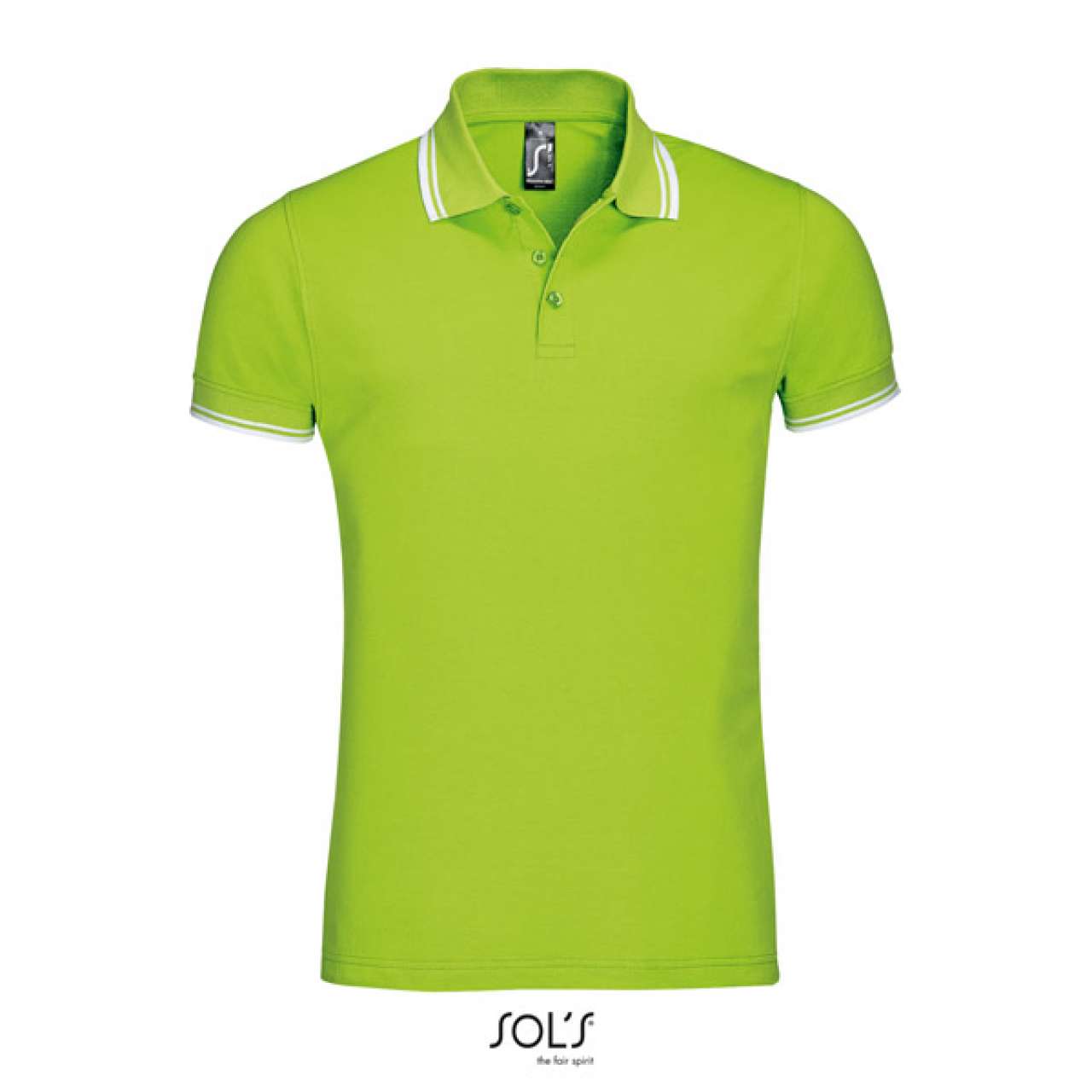 SOL'S PASADENA MEN - POLO SHIRT - Lime/White - Additional