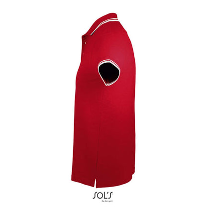 SOL'S PASADENA MEN - POLO SHIRT - Red/White - Additional
