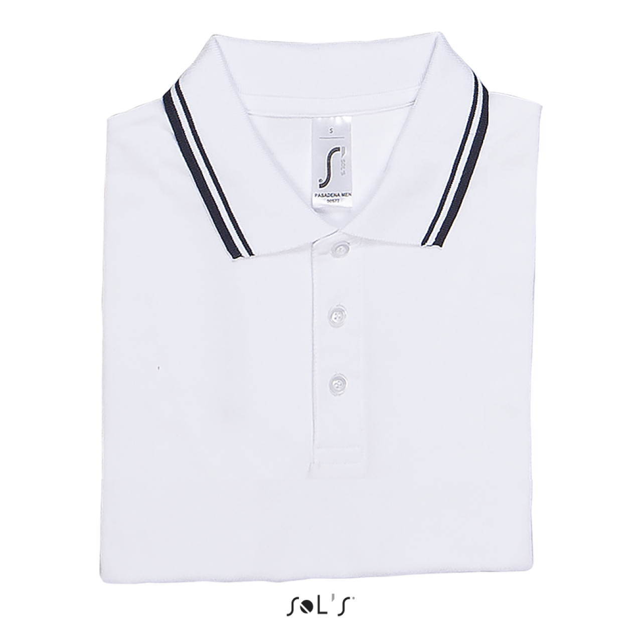 SOL'S PASADENA MEN - POLO SHIRT - White/Navy - Additional