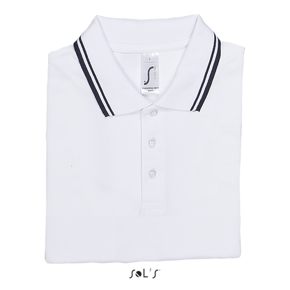SOL'S PASADENA MEN - POLO SHIRT - White/Navy - Additional