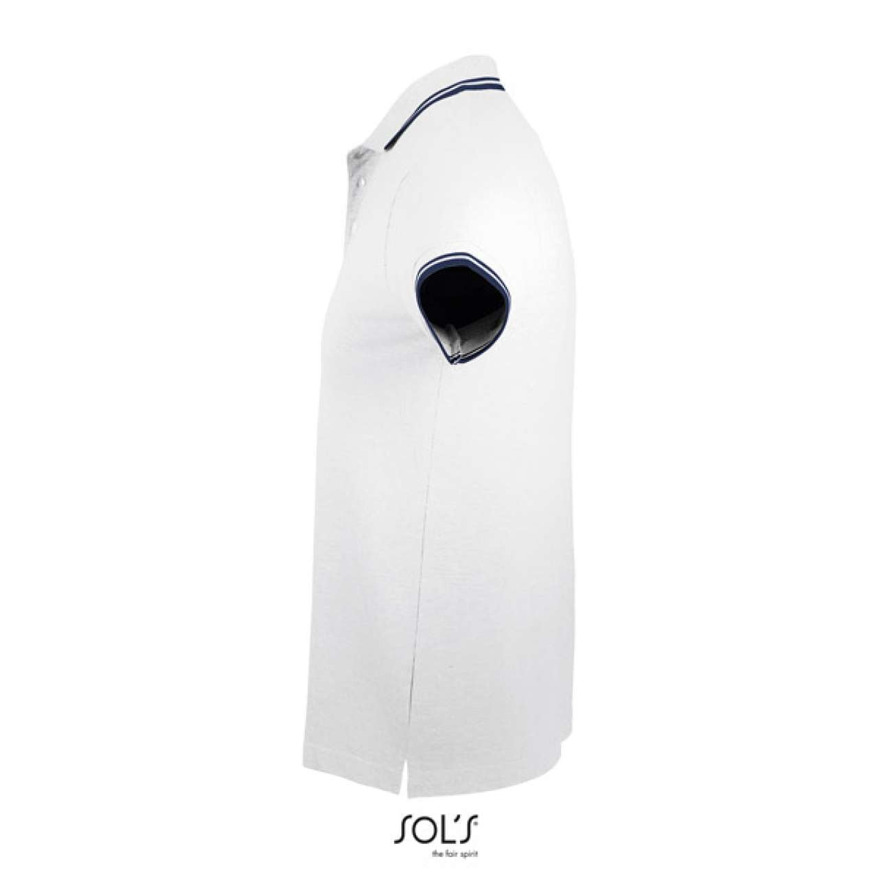 SOL'S PASADENA MEN - POLO SHIRT - White/Navy - Additional