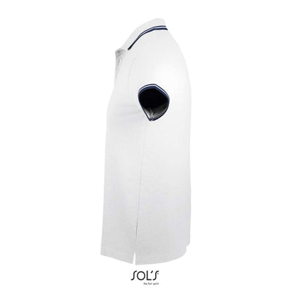 SOL'S PASADENA MEN - POLO SHIRT - White/Navy - Additional