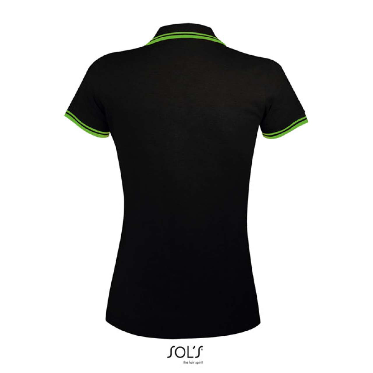 SOL'S PASADENA WOMEN - POLO SHIRT - Black/Lime - Additional