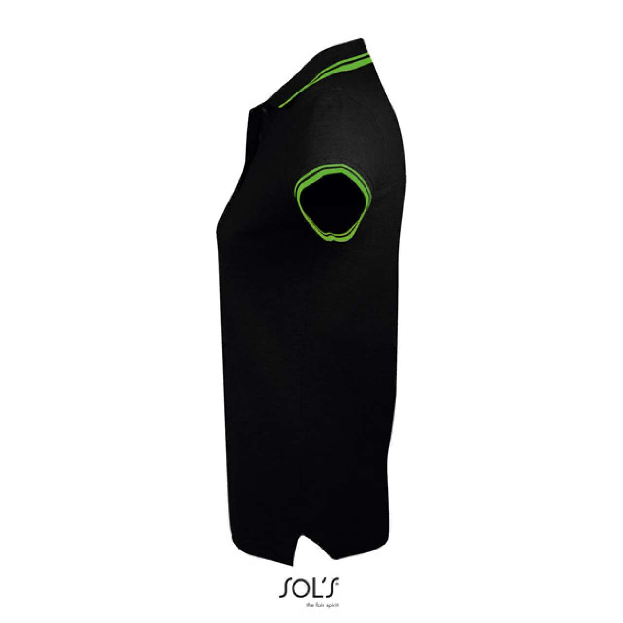 SOL'S PASADENA WOMEN - POLO SHIRT - Black/Lime - Additional