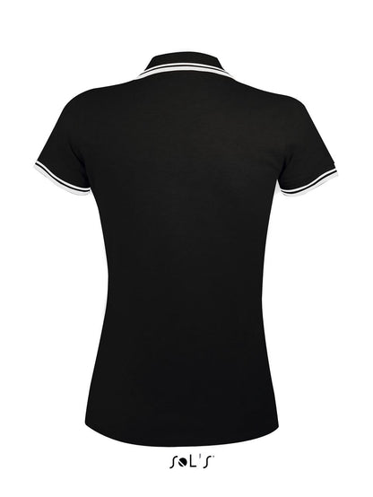 SOL'S PASADENA WOMEN - POLO SHIRT - Black/White - Additional