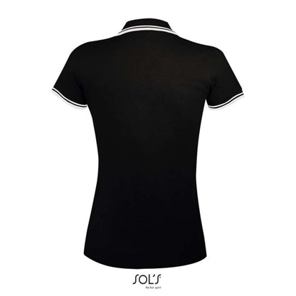 SOL'S PASADENA WOMEN - POLO SHIRT - Black/White - Additional