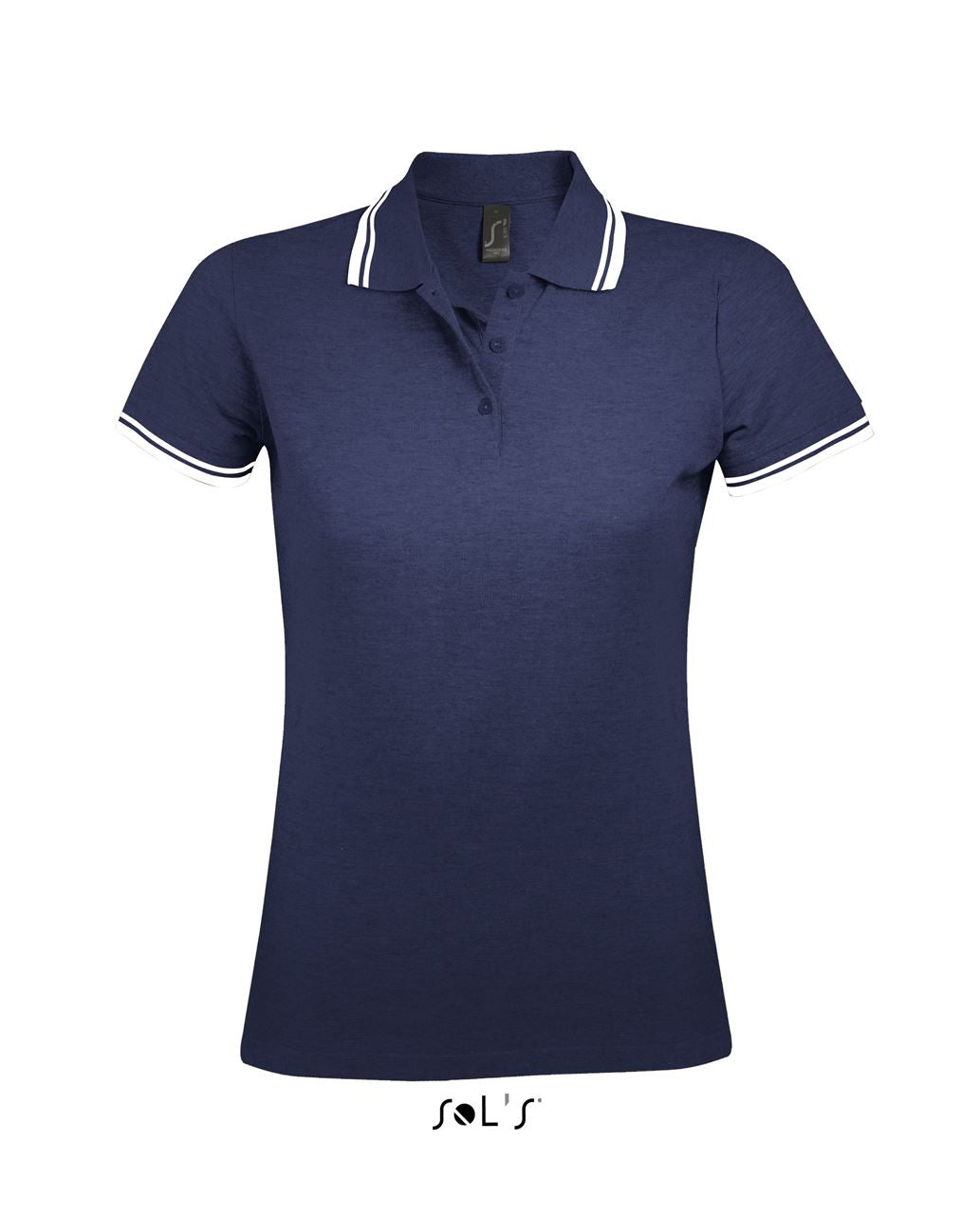 SOL'S PASADENA WOMEN - POLO SHIRT - French Navy/White - Main