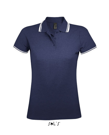 SOL'S PASADENA WOMEN - POLO SHIRT - French Navy/White - Main
