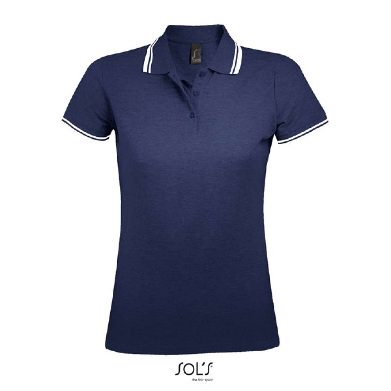 SOL'S PASADENA WOMEN - POLO SHIRT - French Navy/White - Additional