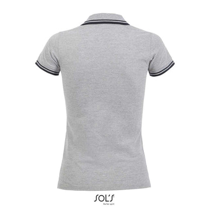 SOL'S PASADENA WOMEN - POLO SHIRT - Grey/Navy - Additional