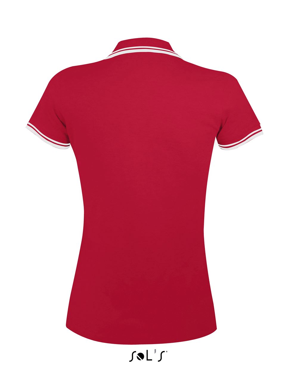 SOL'S PASADENA WOMEN - POLO SHIRT - Red/White - Additional