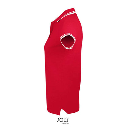 SOL'S PASADENA WOMEN - POLO SHIRT - Red/White - Additional