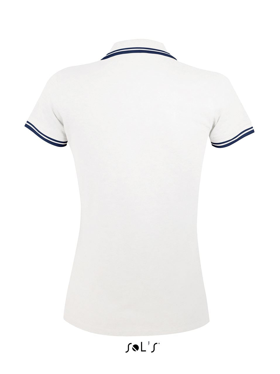 SOL'S PASADENA WOMEN - POLO SHIRT - White/Navy - Additional
