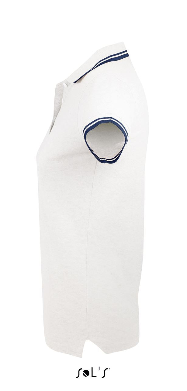 SOL'S PASADENA WOMEN - POLO SHIRT - White/Navy - Additional