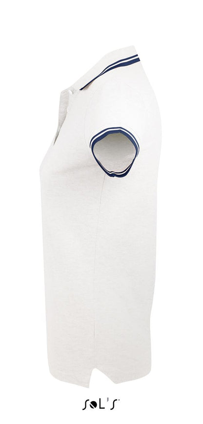 SOL'S PASADENA WOMEN - POLO SHIRT - White/Navy - Additional