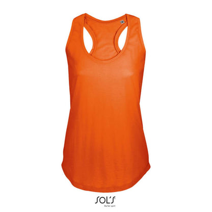 SOL'S MOKA - WOMEN’S RACER BACK TANK TOP - Burnt Orange - Additional