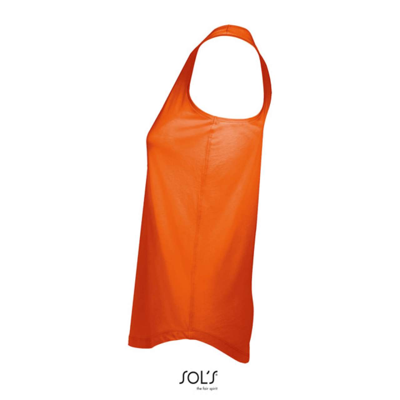 SOL'S MOKA - WOMEN’S RACER BACK TANK TOP - Burnt Orange - Additional