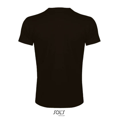SOL'S  IMPERIAL  FIT - MEN'S ROUND NECK CLOSE FITTING T-SHIRT - Deep Black - Additional