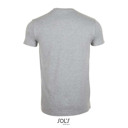 SOL'S  IMPERIAL  FIT - MEN'S ROUND NECK CLOSE FITTING T-SHIRT - Grey Melange - Additional