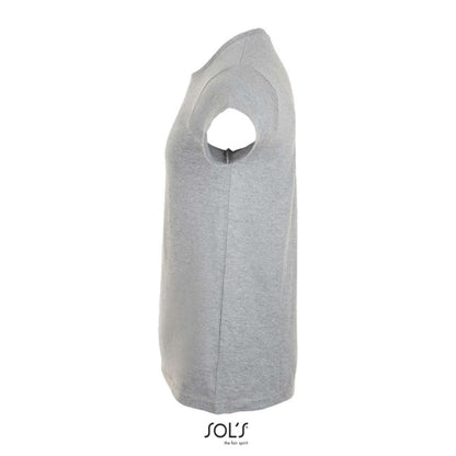SOL'S  IMPERIAL  FIT - MEN'S ROUND NECK CLOSE FITTING T-SHIRT - Grey Melange - Additional