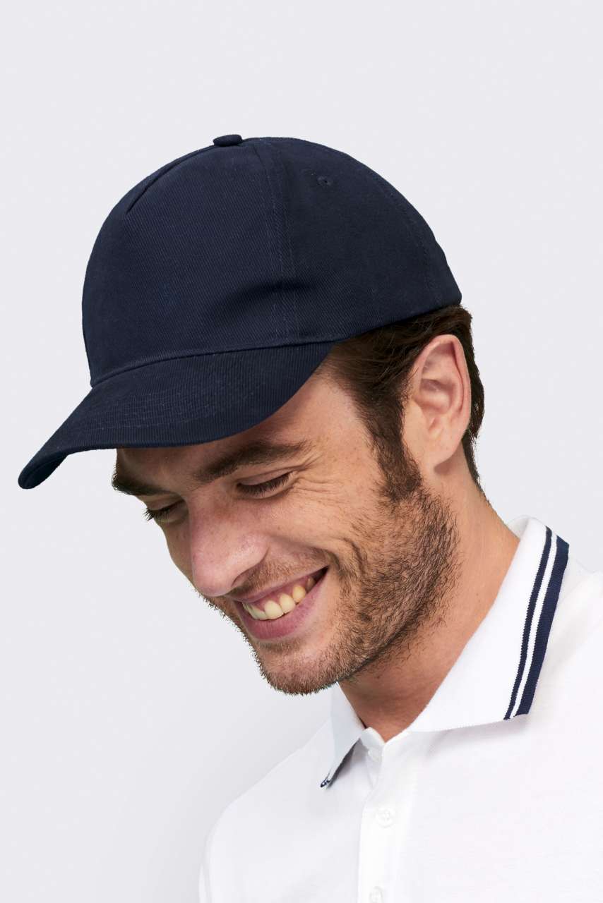 SOL'S LONG BEACH - 5 PANEL CAP - Black - Model