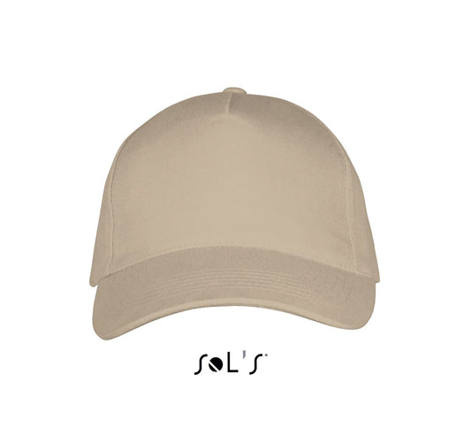 SOL'S LONG BEACH - 5 PANEL CAP - Beige - Main
