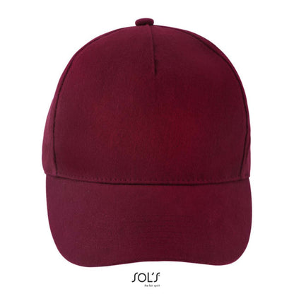 SOL'S LONG BEACH - 5 PANEL CAP - Burgundy - Main