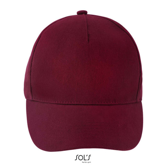 SOL'S LONG BEACH - 5 PANEL CAP - Burgundy - Main