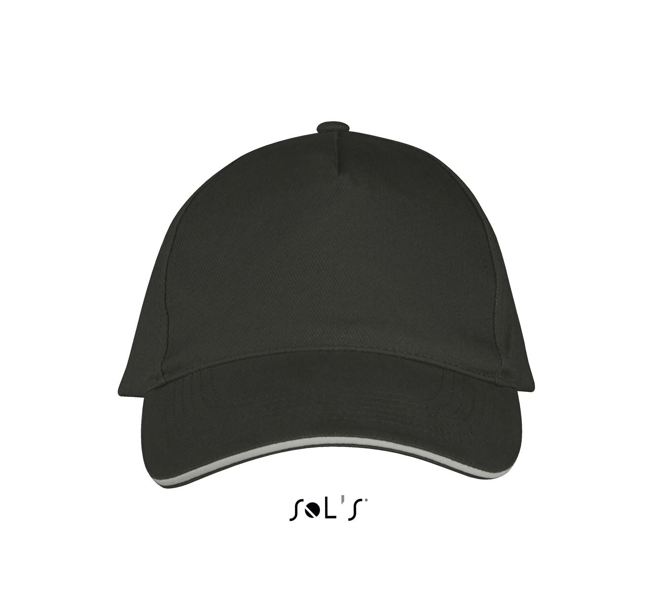 SOL'S LONG BEACH - 5 PANEL CAP - Dark Grey/Light Grey - Main