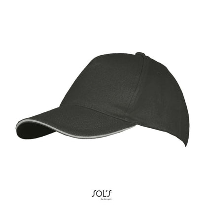 SOL'S LONG BEACH - 5 PANEL CAP - Dark Grey/Light Grey - Additional
