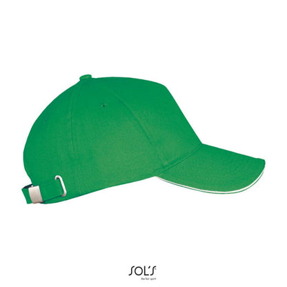 SOL'S LONG BEACH - 5 PANEL CAP - Kelly Green/White - Additional
