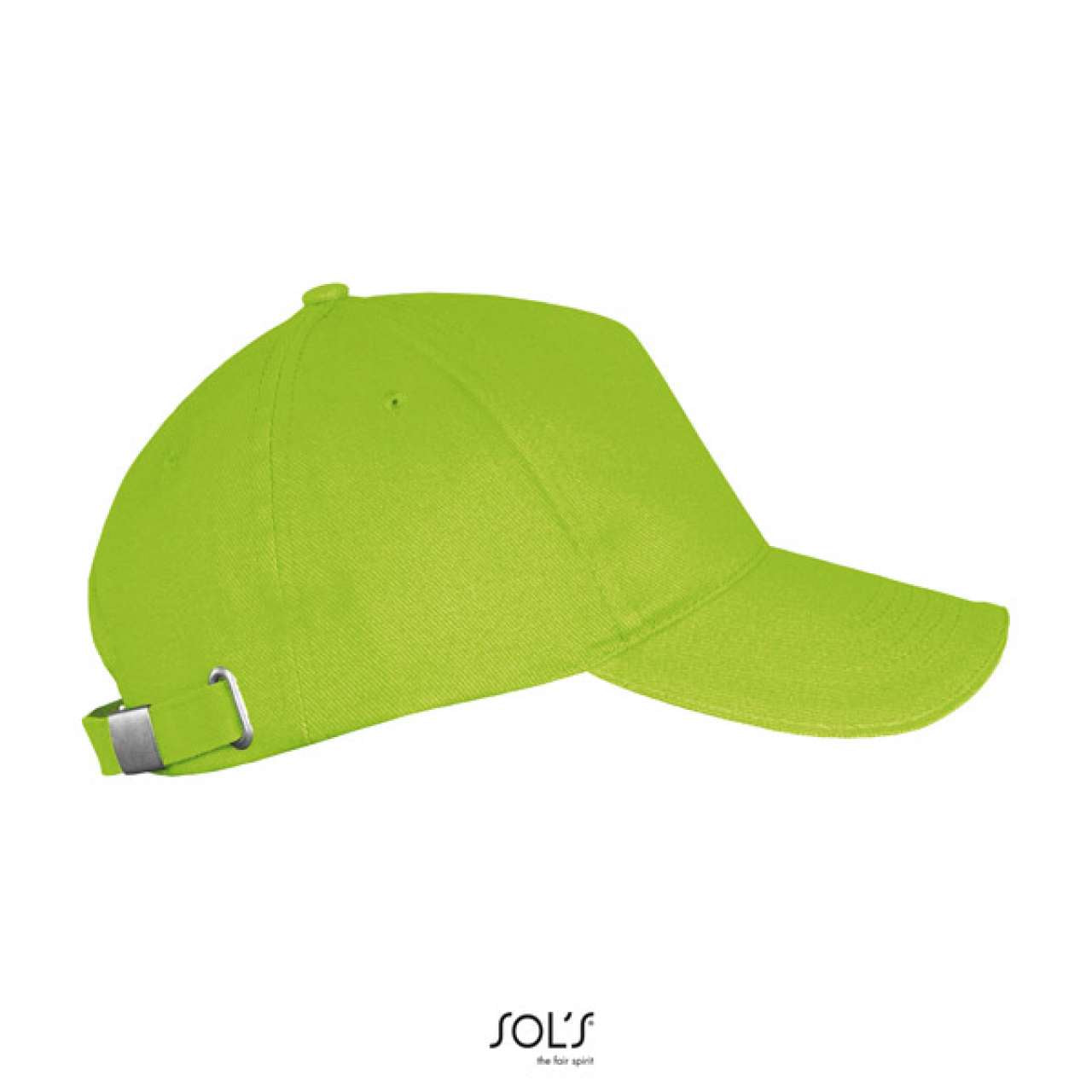 SOL'S LONG BEACH - 5 PANEL CAP - Lime - Additional