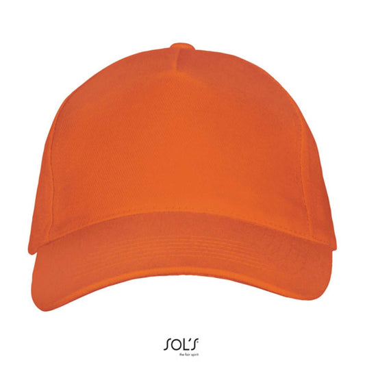 SOL'S LONG BEACH - 5 PANEL CAP - Orange - Main