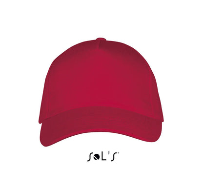 SOL'S LONG BEACH - 5 PANEL CAP - Red - Main