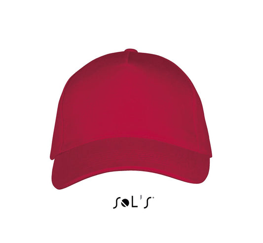 SOL'S LONG BEACH - 5 PANEL CAP - Red - Main