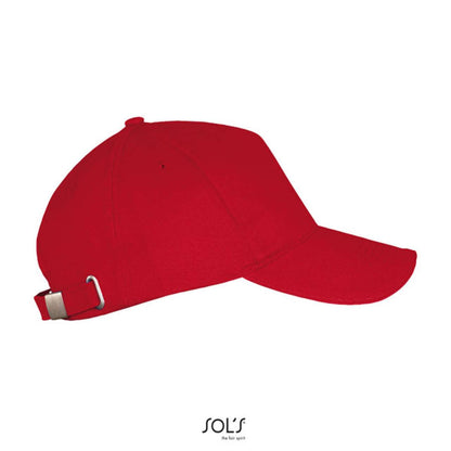 SOL'S LONG BEACH - 5 PANEL CAP - Red - Additional