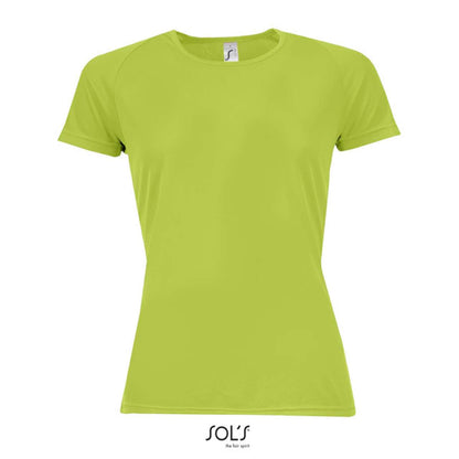 SOL'S SPORTY WOMEN - RAGLAN SLEEVED T-SHIRT - Apple Green - Additional