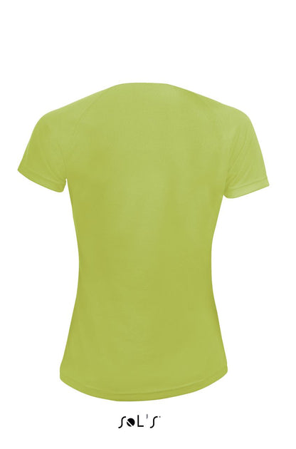 SOL'S SPORTY WOMEN - RAGLAN SLEEVED T-SHIRT - Apple Green - Additional