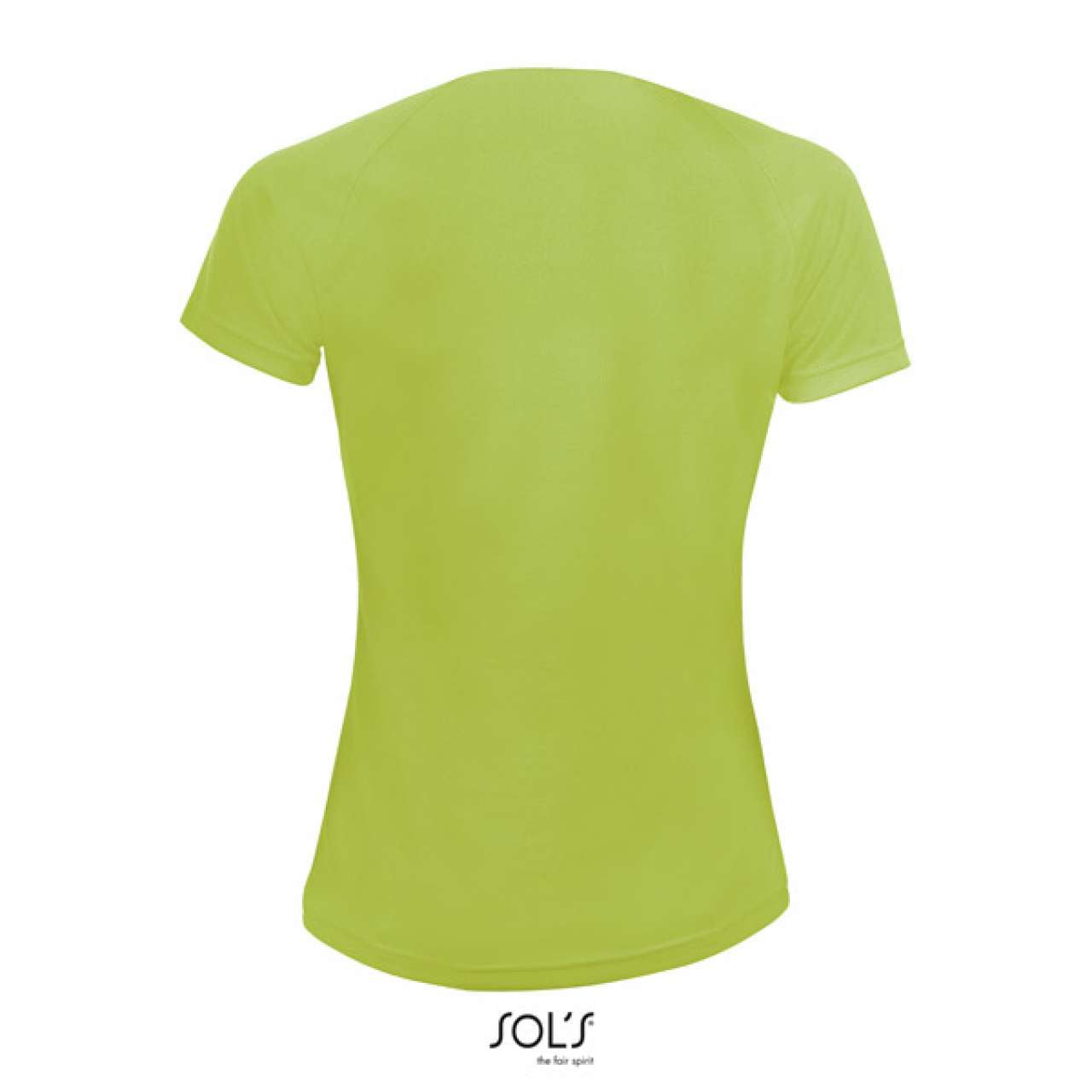 SOL'S SPORTY WOMEN - RAGLAN SLEEVED T-SHIRT - Apple Green - Additional