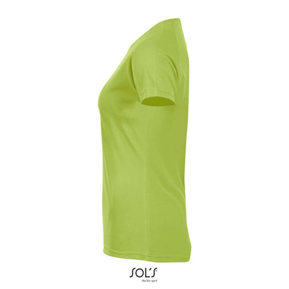 SOL'S SPORTY WOMEN - RAGLAN SLEEVED T-SHIRT - Apple Green - Additional