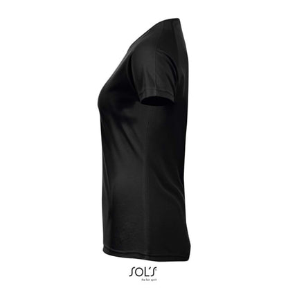 SOL'S SPORTY WOMEN - RAGLAN SLEEVED T-SHIRT - Black - Additional