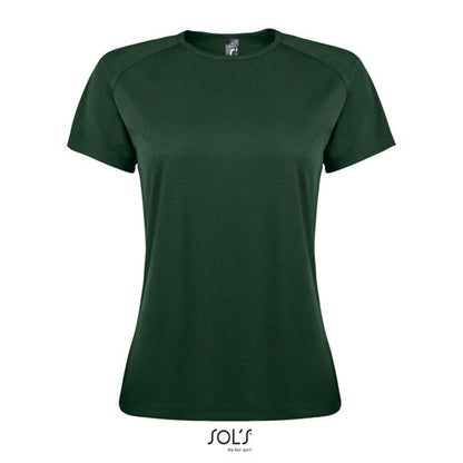 SOL'S SPORTY WOMEN - RAGLAN SLEEVED T-SHIRT - Forest Green - Main