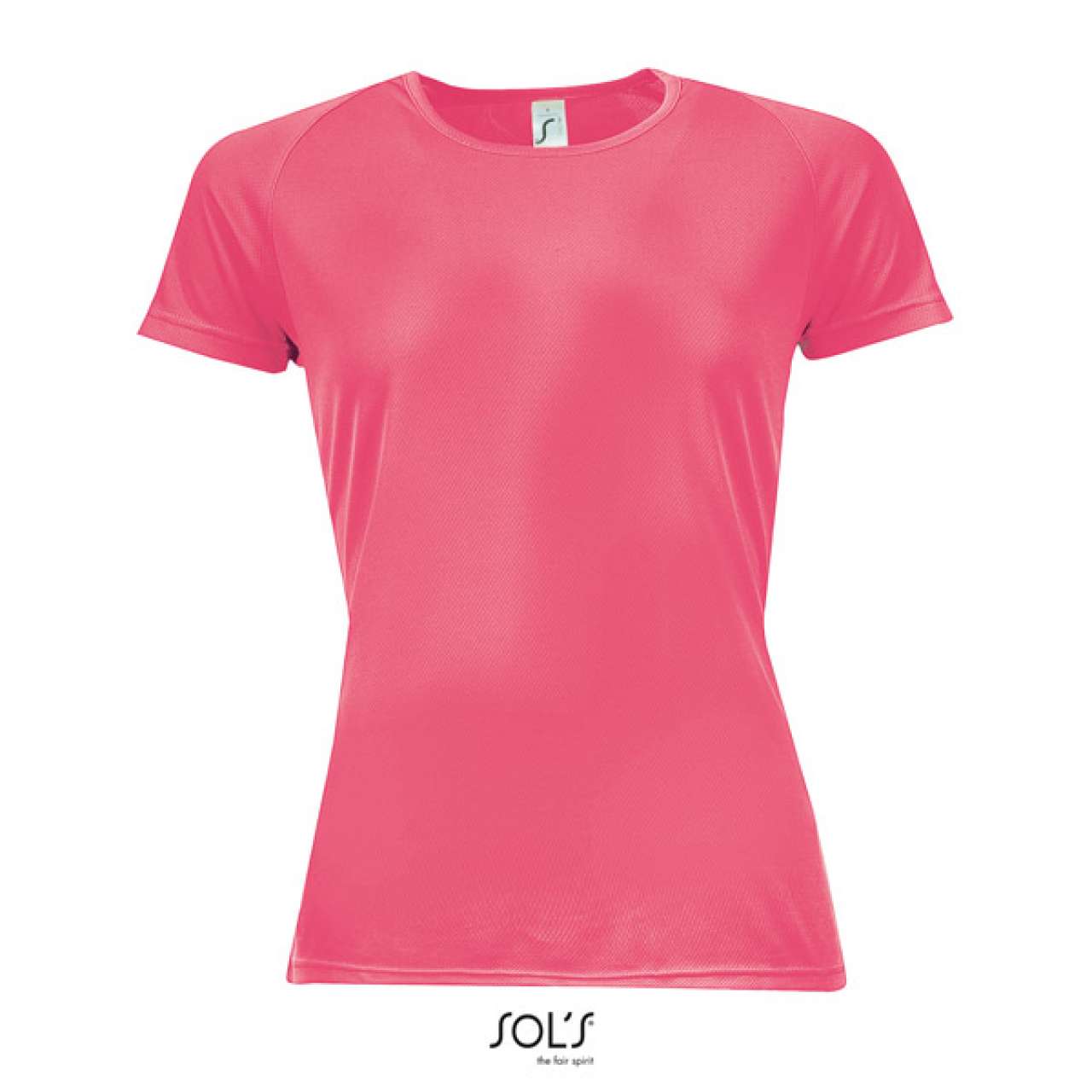 SOL'S SPORTY WOMEN - RAGLAN SLEEVED T-SHIRT - Neon Coral - Additional