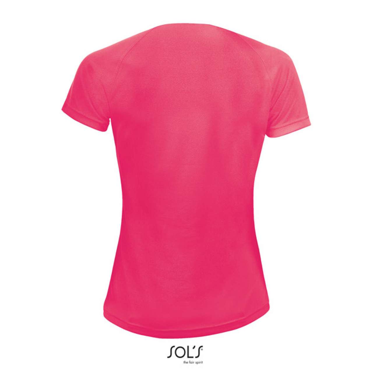 SOL'S SPORTY WOMEN - RAGLAN SLEEVED T-SHIRT - Neon Coral - Additional