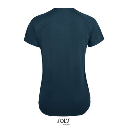 SOL'S SPORTY WOMEN - RAGLAN SLEEVED T-SHIRT - Petroleum Blue - Additional