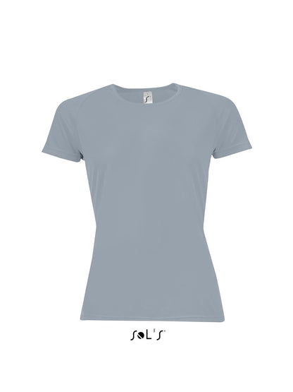 SOL'S SPORTY WOMEN - RAGLAN SLEEVED T-SHIRT - Pure Grey - Main