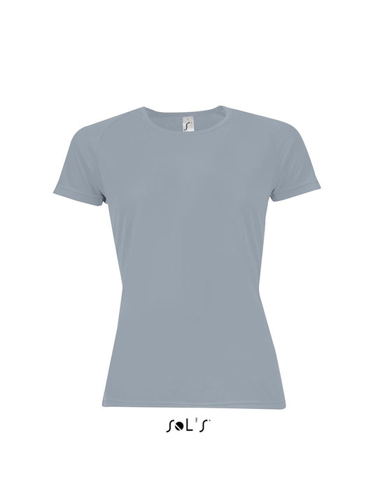 SOL'S SPORTY WOMEN - RAGLAN SLEEVED T-SHIRT - Pure Grey - Main