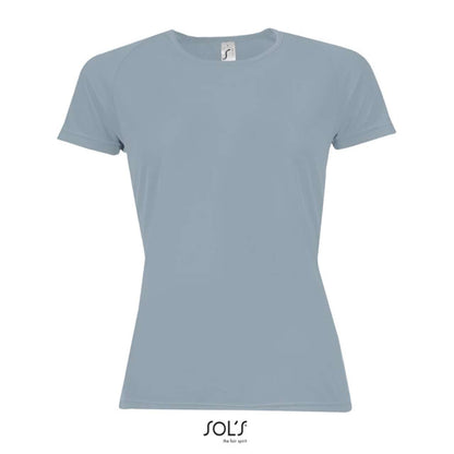 SOL'S SPORTY WOMEN - RAGLAN SLEEVED T-SHIRT - Pure Grey - Additional