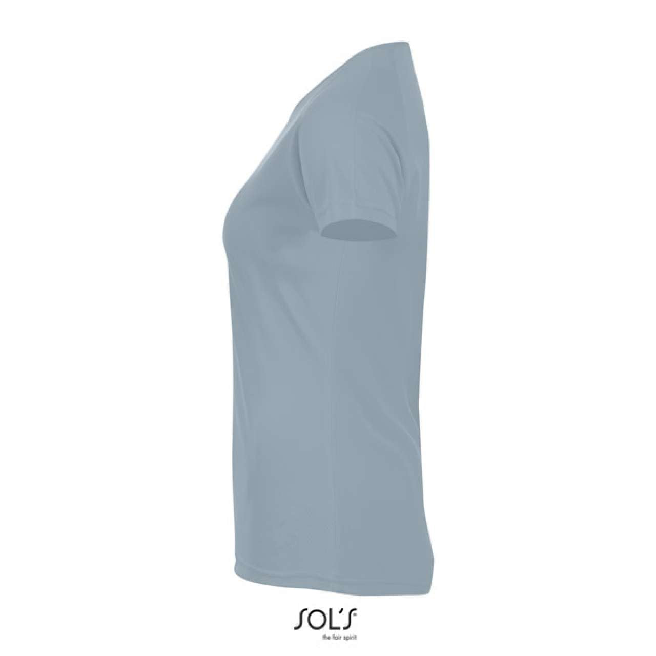 SOL'S SPORTY WOMEN - RAGLAN SLEEVED T-SHIRT - Pure Grey - Additional