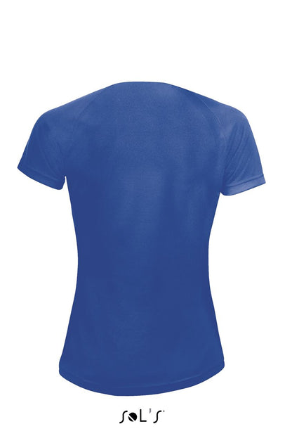 SOL'S SPORTY WOMEN - RAGLAN SLEEVED T-SHIRT - Royal Blue - Additional